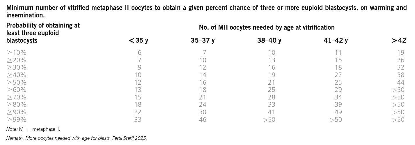 Paul Pirtea: How Many Vitrified MII Oocytes Are Needed for 3 Euploid Embryos?