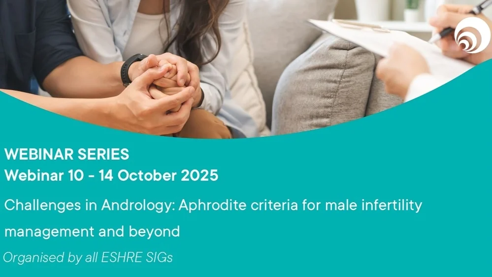 Webinar on Aphrodite Criteria and Modern Andrology on 14 October – ESHRE