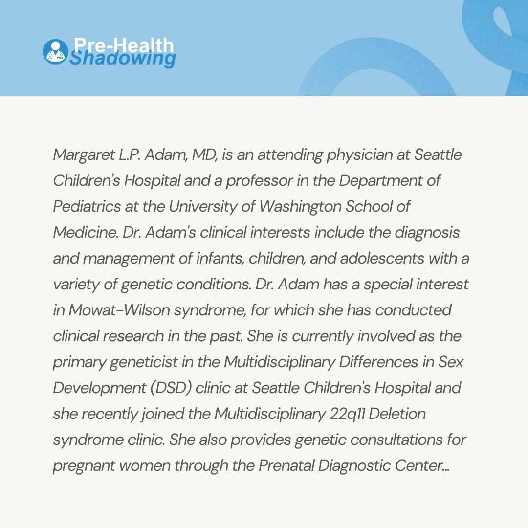 Pre-Health Shadowing