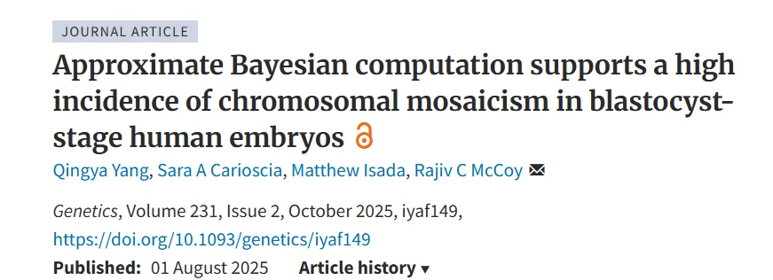 Sara Carioscia: Study Finds Fewer Than 1% of Human Blastocysts Are Fully Euploid