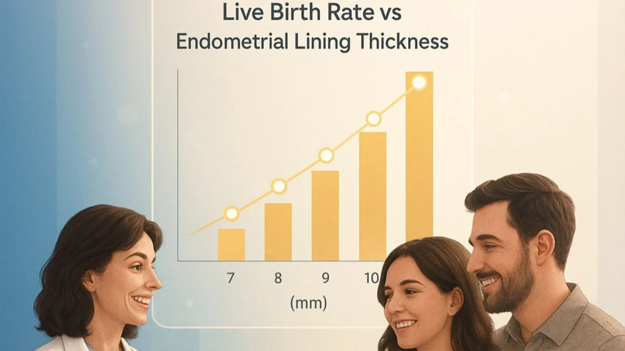 Optimal Endometrial Thickness Up to 12 mm Boosts Live Birth Rates in IVF – Fertility Plus