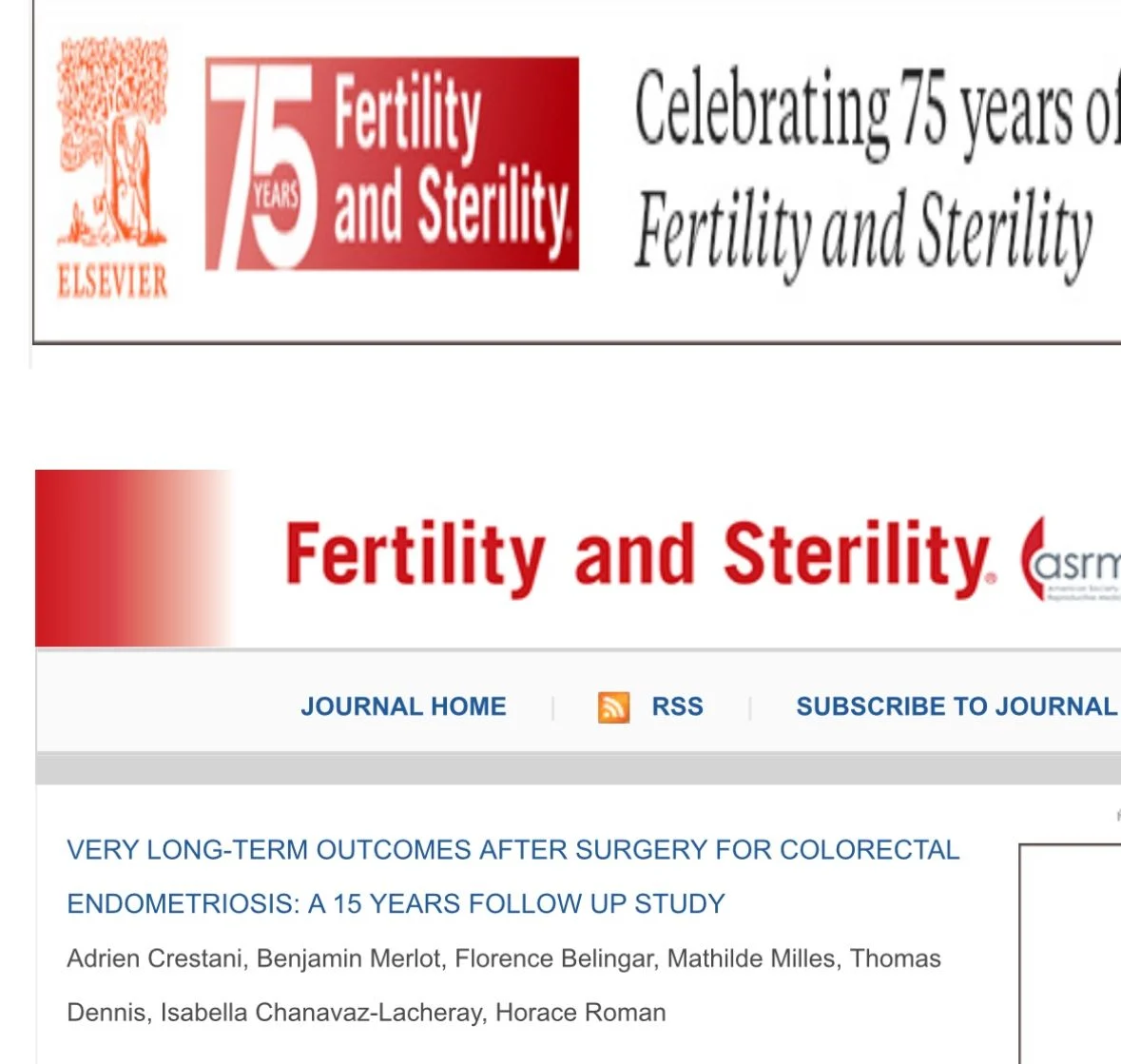 Horace Roman: 15–20 Year Outcomes Show Durable Results After Colorectal Endometriosis Surgery