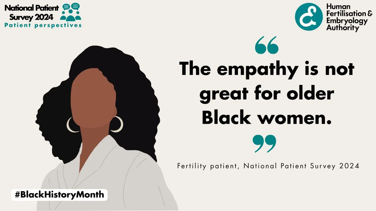 HFEA Spotlights Fertility Barriers Faced by Older Black Patients