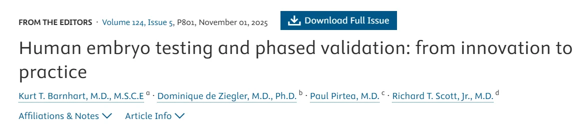Fertility and Sterility
