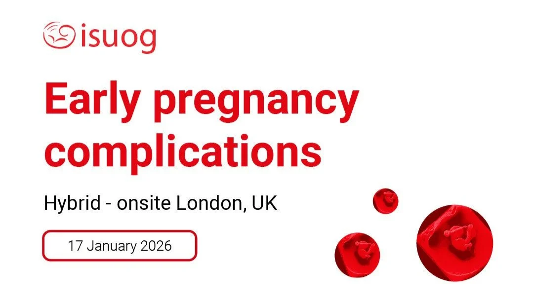 Steven Van Vooren: Join the Upcoming ISUOG Course on Early Pregnancy Complications