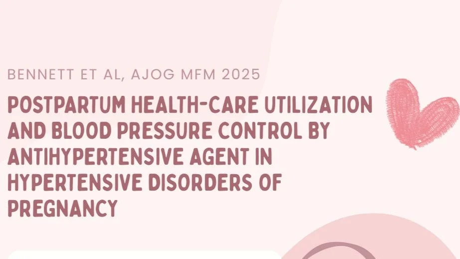 Postpartum Readmission Rates Linked to Antihypertensive Choice – AJOG MFM