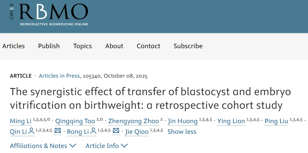 Reproductive BioMedicine Online