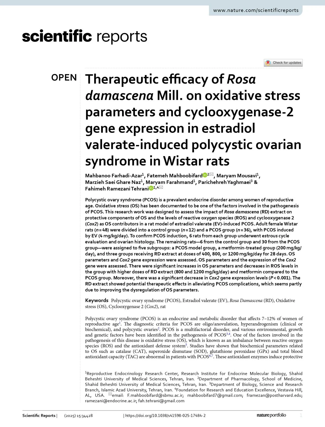 Fahimeh Ramezani Tehrani