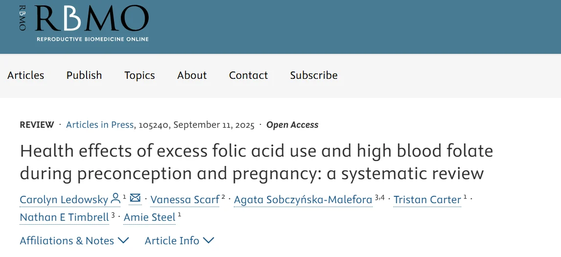 Reproductive BioMedicine Online 