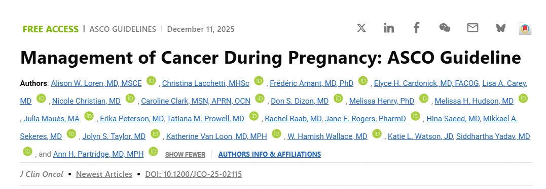 Siddhartha Yadav: New ASCO Guideline for Managing Cancer During Pregnancy