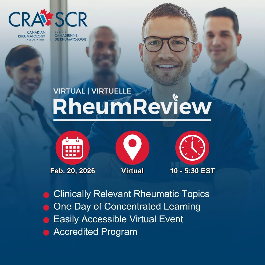 Explore Key Topics in Rheumatology at RheumReview 2026 – Canadian Rheumatology Association