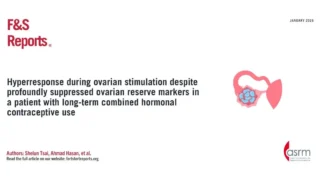 Ovarian Reserve Markers in Hormonal Contraceptive Use - Fertility and Sterility