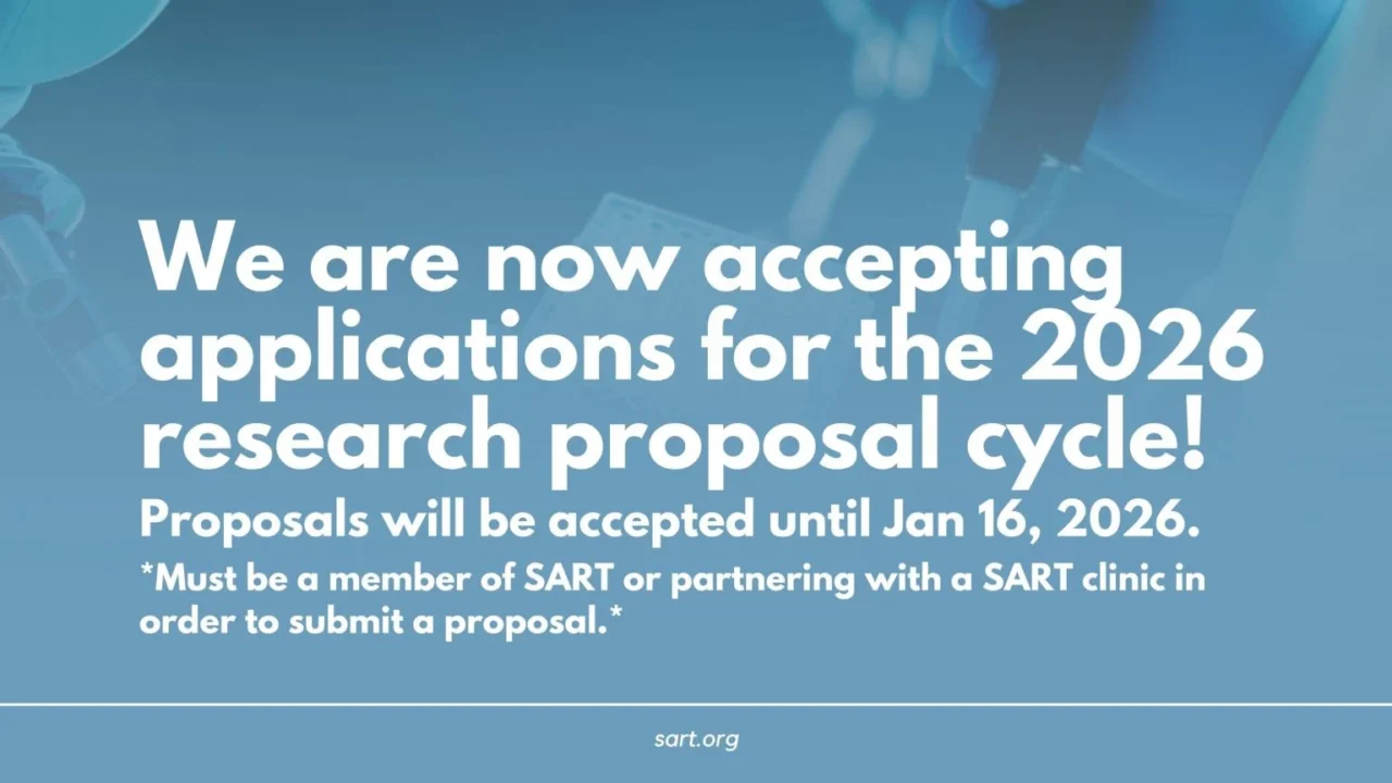 SART Opens 2026 Research Proposal Cycle With $15,000 Statistical Support Award