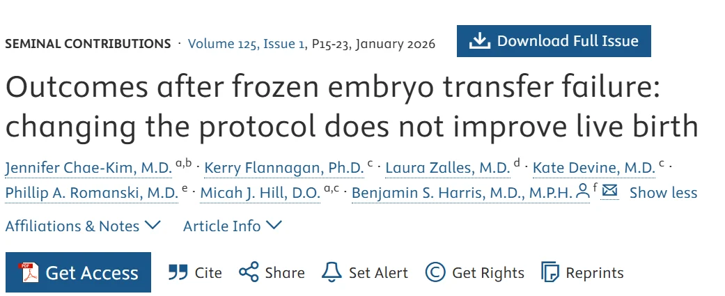 Fertility and Sterility