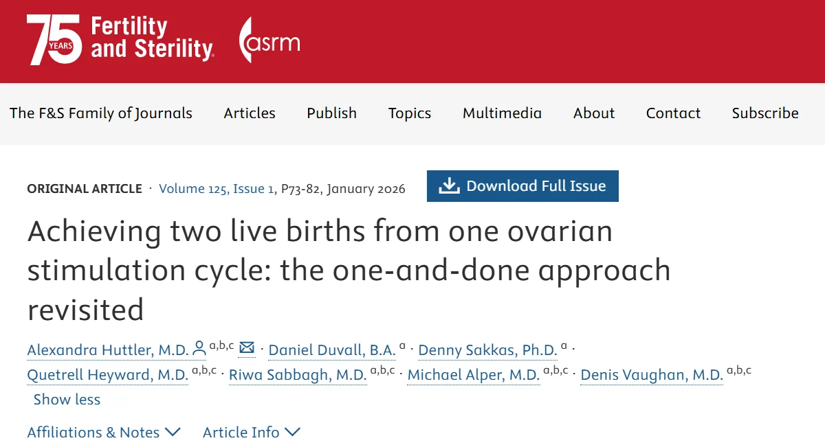 Fertility and Sterility