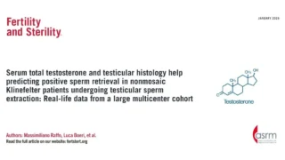 Sperm Retrieval for Klinefelter Patients - Fertility and Sterility