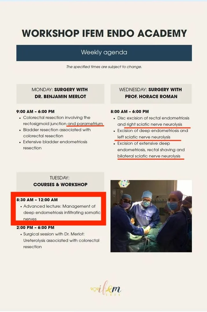 Horace Roman: Join the Upcoming Endometriosis Surgery Workshop