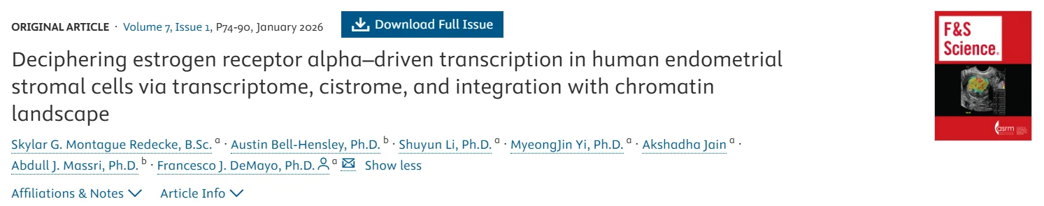 New Insights Into Estrogen Receptor Alpha Regulation in the Endometrium – Fertility and Sterility