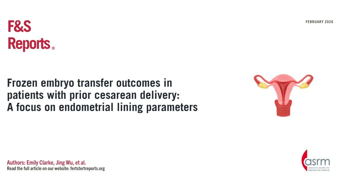 Frozen Embryo Transfer Insights Post-Cesarean Delivery – Fertility and Sterility