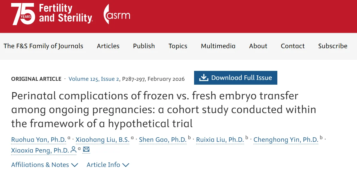 Fertility and Sterility