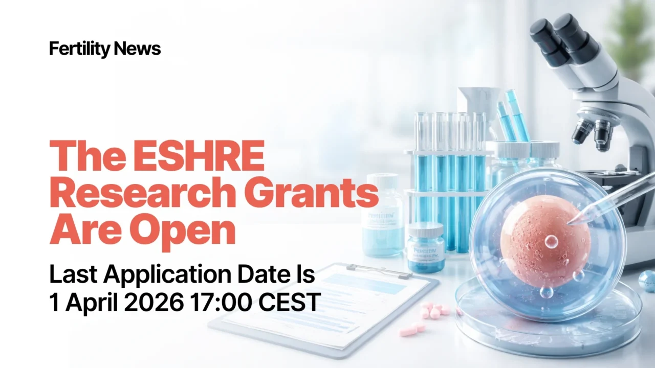 Applications Open for ESHRE Research Grants 2026 – ESHRE