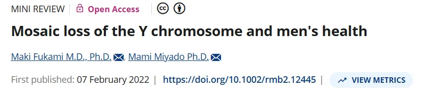 Alexis Lomakin: Mosaic Loss of the Y Chromosome and Men’s Health