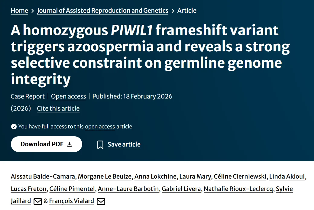 Aissatu Balde Camara: Happy to Share My First Article as First Author on Male Infertility