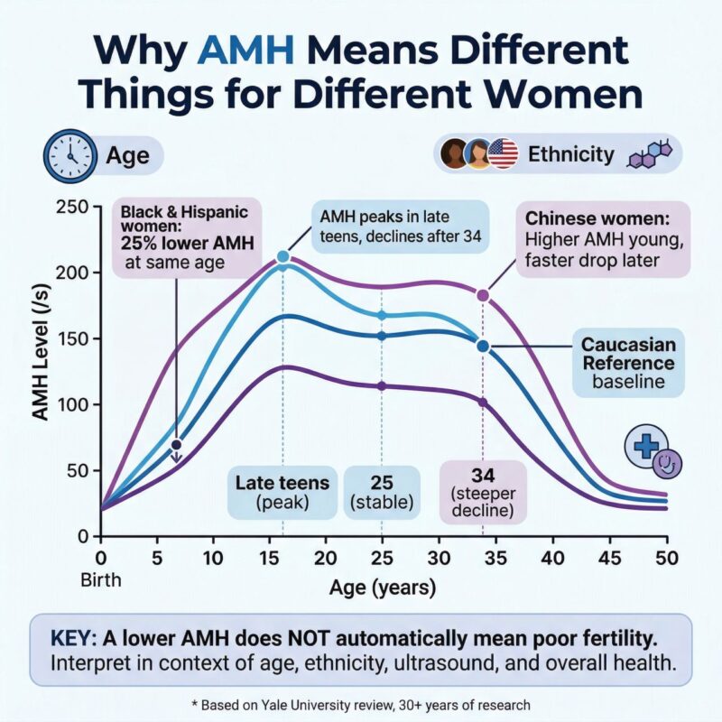 Age, Ethnicity and What Really Matters About AMH Levels – Fertility Plus