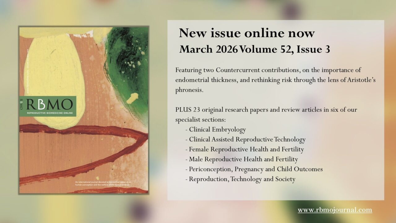 March Issue Highlights Innovation in Fertility Science – RBMO