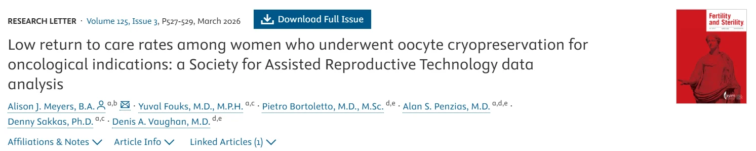 Fertility and Sterility