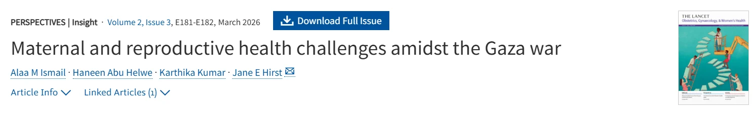 The Lancet Highlights Women’s History Month Articles Across Women’s Health