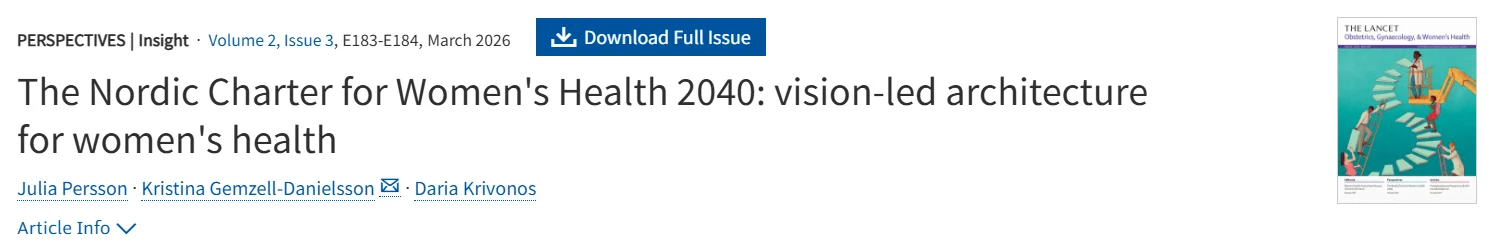 The Lancet Highlights Women’s History Month Articles Across Women’s Health