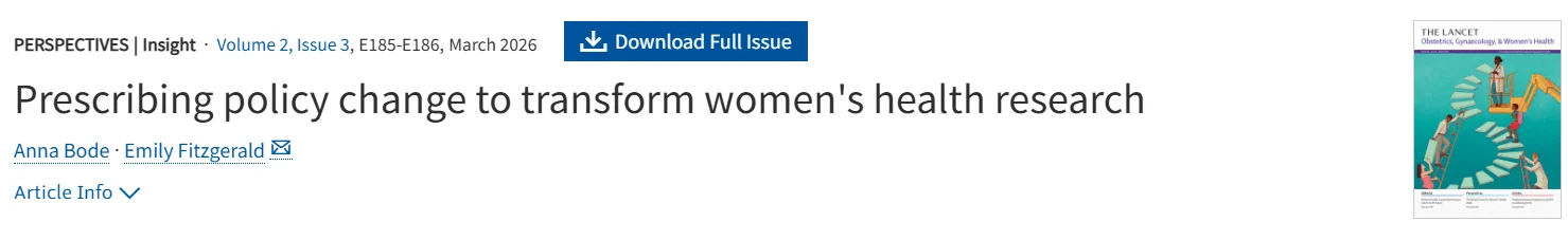 The Lancet Highlights Women’s History Month Articles Across Women’s Health