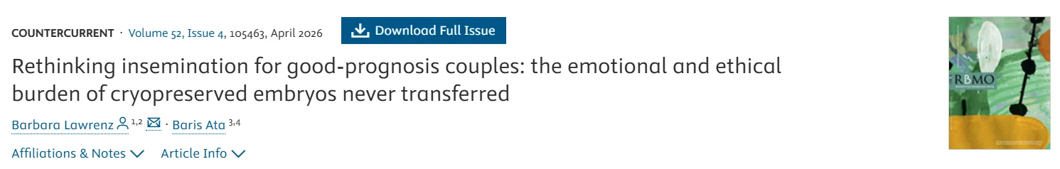 Could Smart Insemination Solve the Surplus Embryo Dilemma? – RBMO