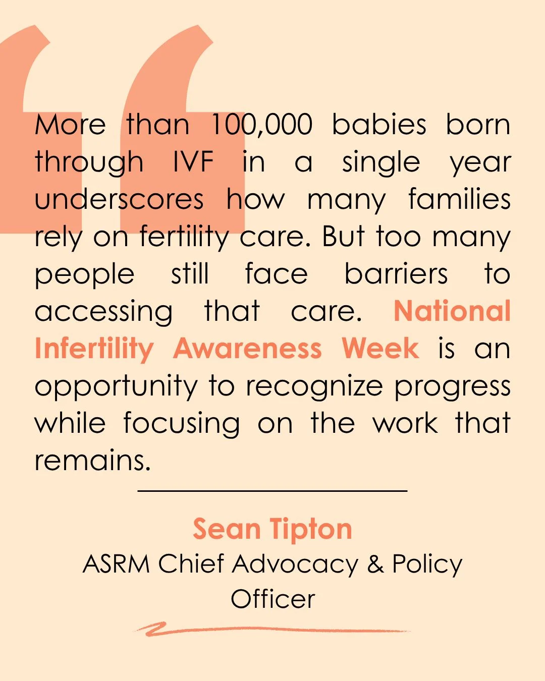 Infertility Treatment Access as NIAW2026 Comes to a Close – ASRM