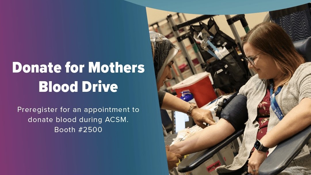 Preregister For an Appointment to Donate Blood During ASCM – ACOG