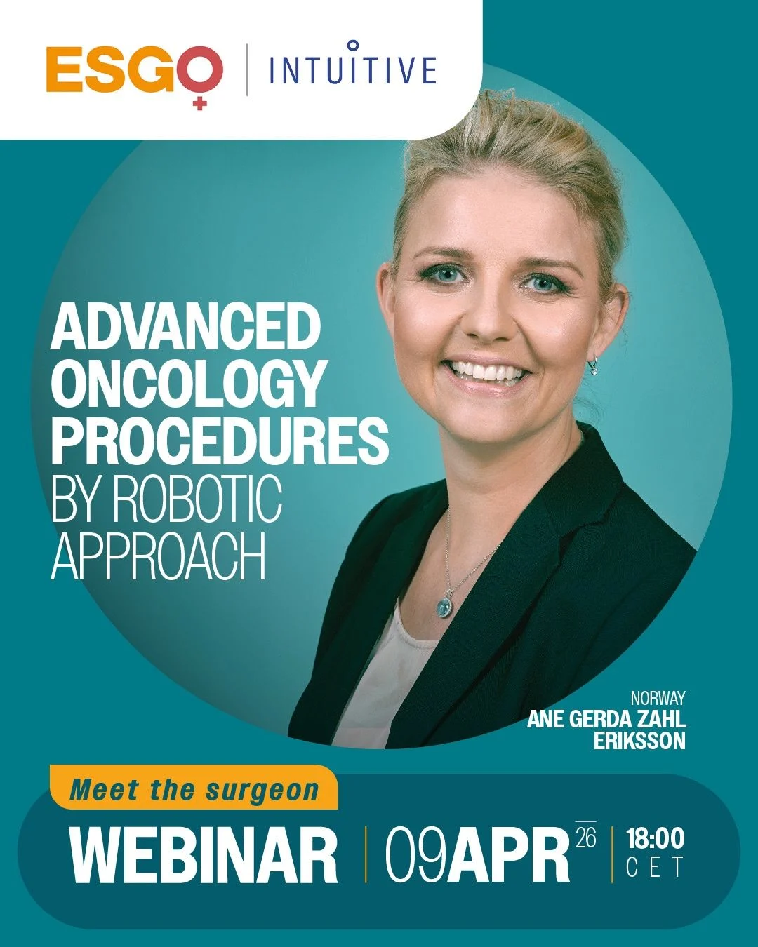 Ane Gerda Zahl Eriksson to Lead ESGO Meet the Surgeon Webinar – ESGO