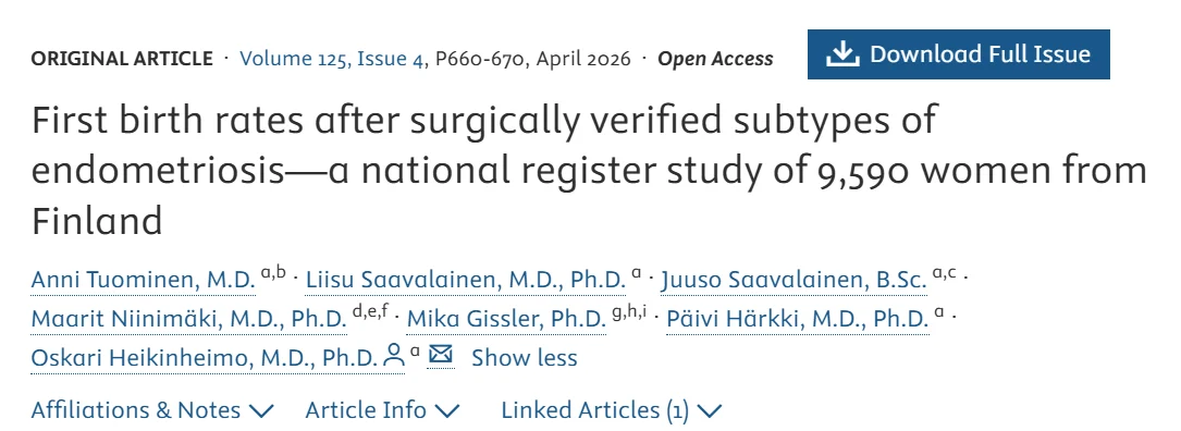 Fertility and Sterility