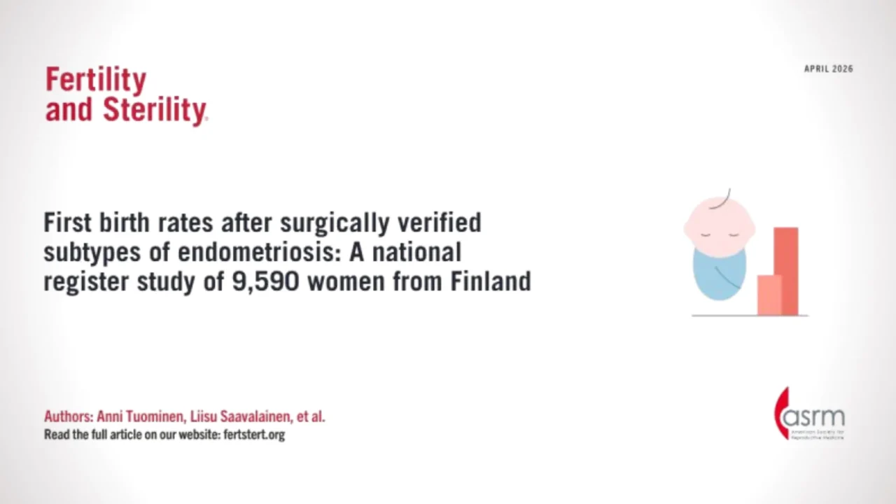 First Birth Rates After Surgically Verified Endometriosis Subtypes – Fertility and Sterility