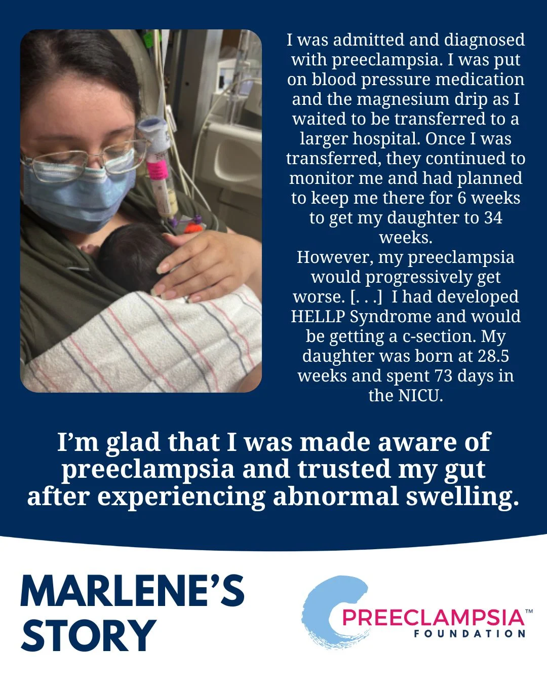 Marlene Shares Her 28-Week Birth After Preeclampsia and HELLP – Preeclampsia Foundation