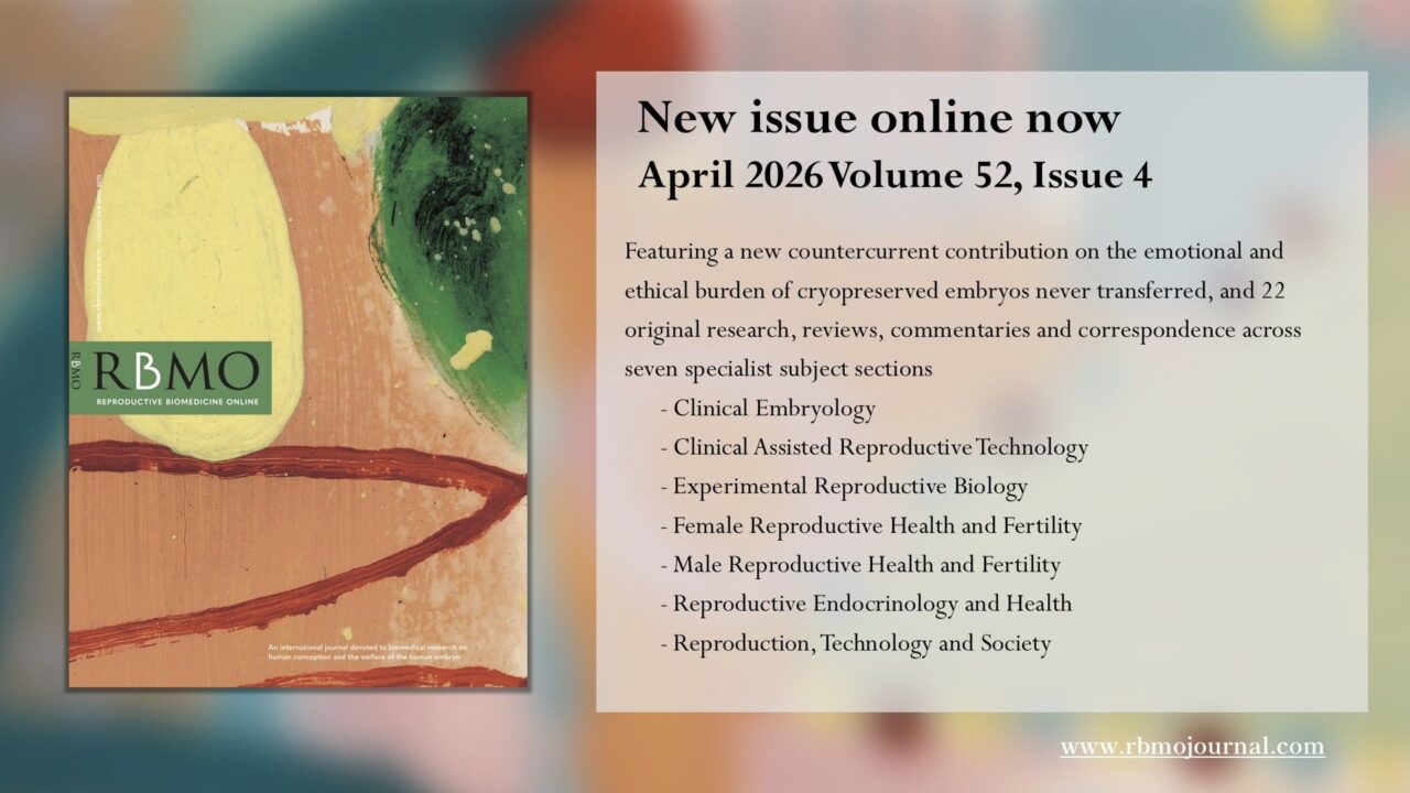 Let’s Start the Week with the April Issue of RBMO, Out in Full Now! – RBMO
