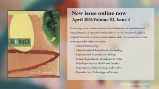 Let's Start the Week with the April Issue of RBMO, Out in Full Now! - RBMO