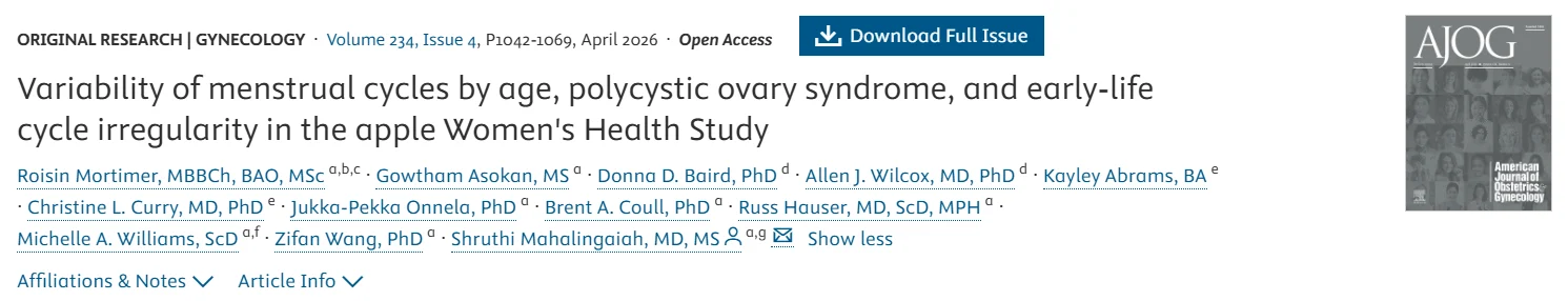 Shruthi Mahalingaiah: Many Patients Want to Know What Happens to Irregular Cycles Over Time