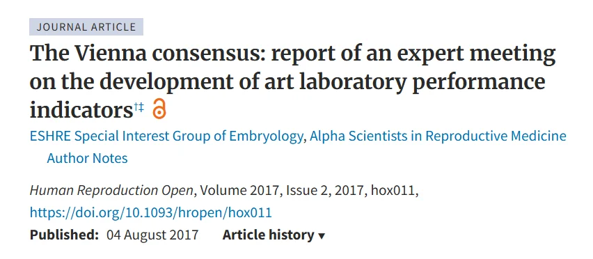ESHRE and ALPHA Launch Global Survey to Update ART Laboratory KPIs