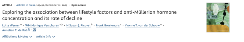 The Link Between Lifestyle and Anti-Müllerian Hormone – RBMO