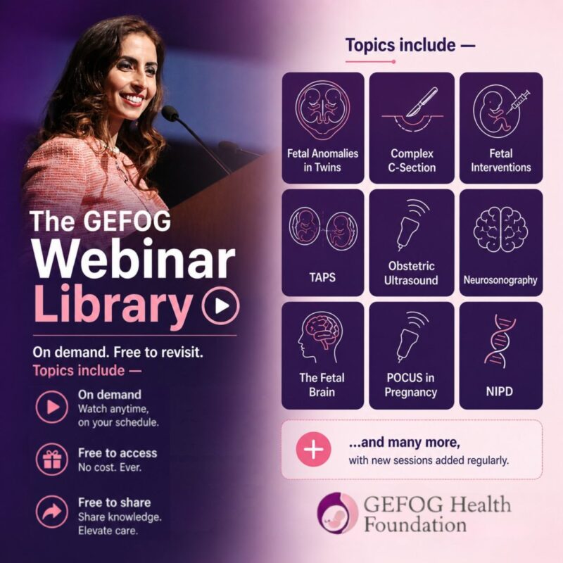 Asma Khalil: The GEFOG Webinar Library – Free, On-Demand, for the Global ObGyn Community