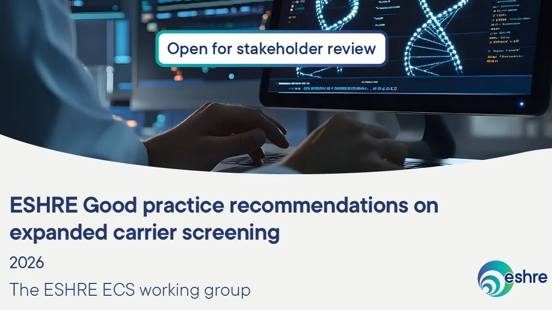 ESHRE Opens Stakeholder Review for New Good Practice Recommendations on Expanded Carrier Screening
