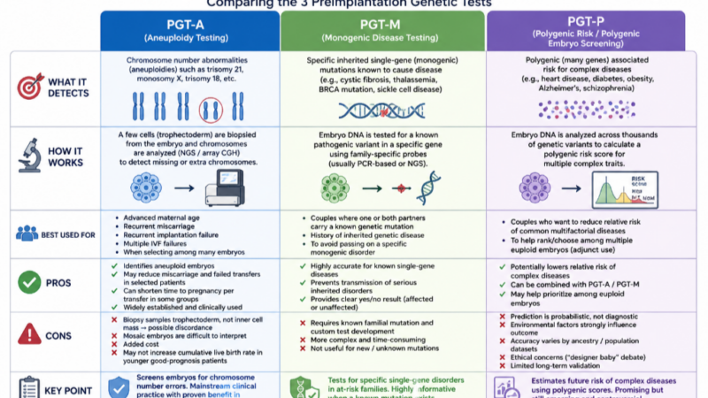 Emad Sedeek: Understanding the Differences in PGT-A, PGT-M and PGT-P Embryogenetic Testing