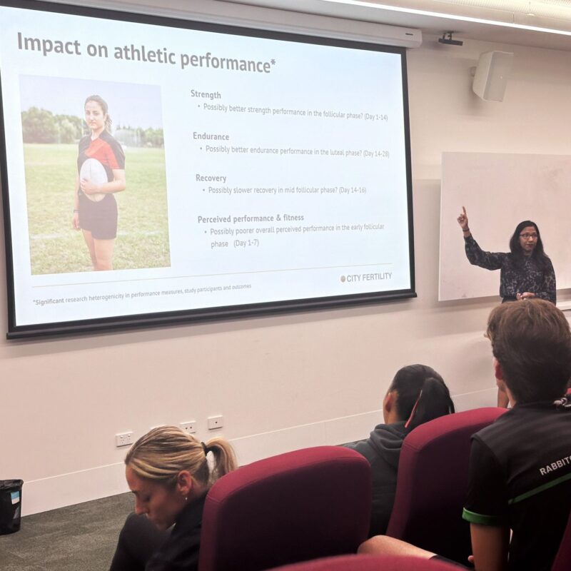 Fertility, the Menstrual Cycle, and Performance All Part of the Conversation – City Fertility