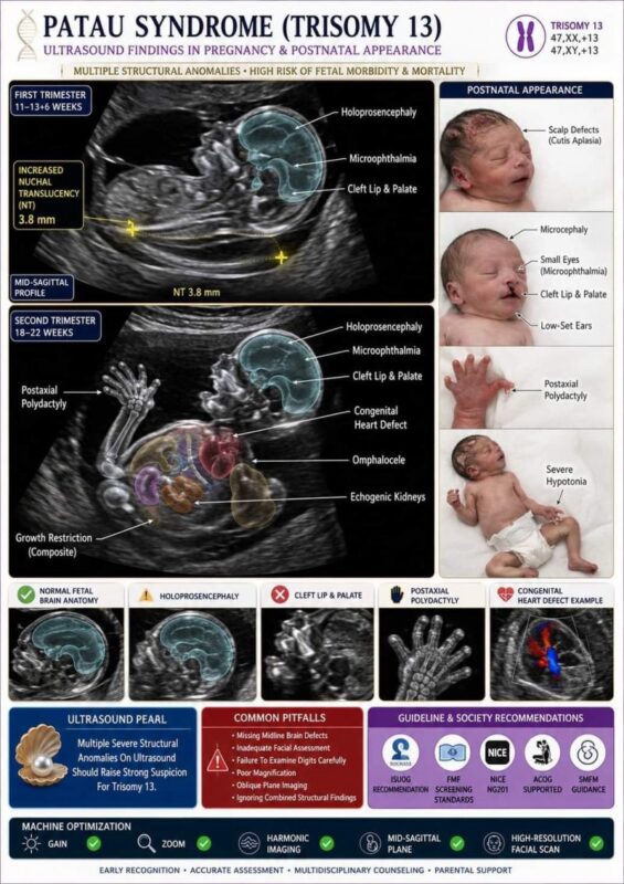 Awais Hamza: Ultrasound Clues Every Sonographer Should Recognize for Patau Syndrome